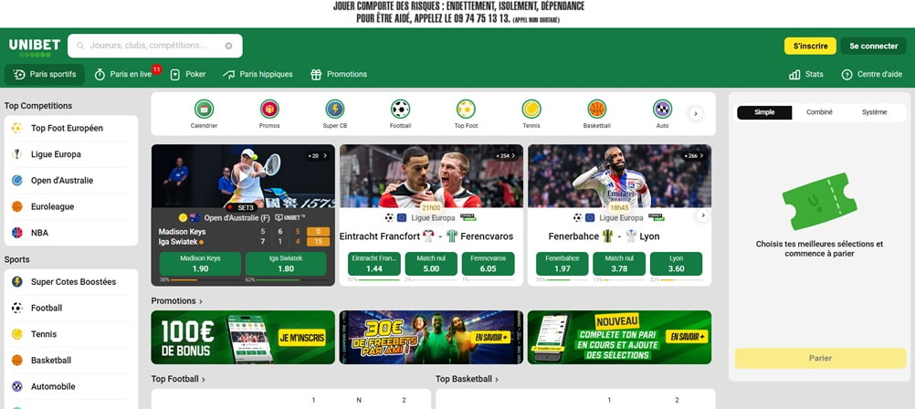 Unibet meilleur casino en ligne fiable